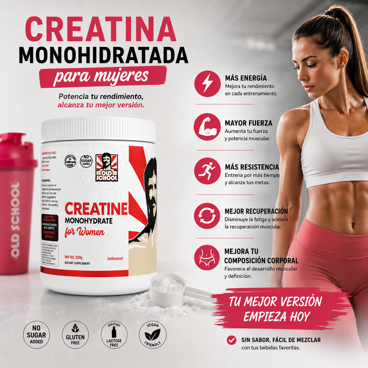 Creatina For Women - Creatina Monohidratada