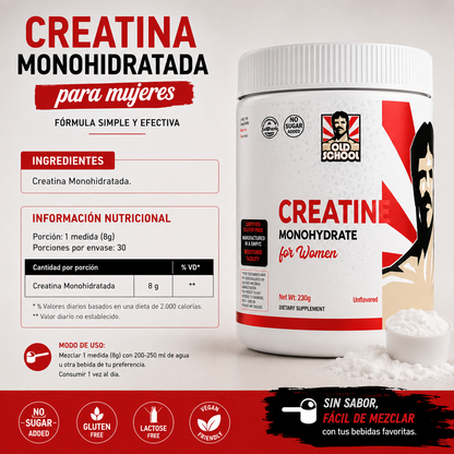 Creatina For Women - Creatina Monohidratada