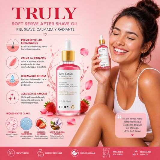 Truly After Shave - Aceite post depilación